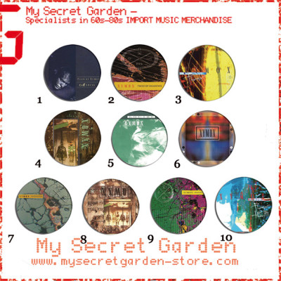 Clan Of Xymox - Medusa, A Day Album Pinback Button Badge Set ( or Hair Ties / 4.4 cm Badge / Magnet / Keychain Set )